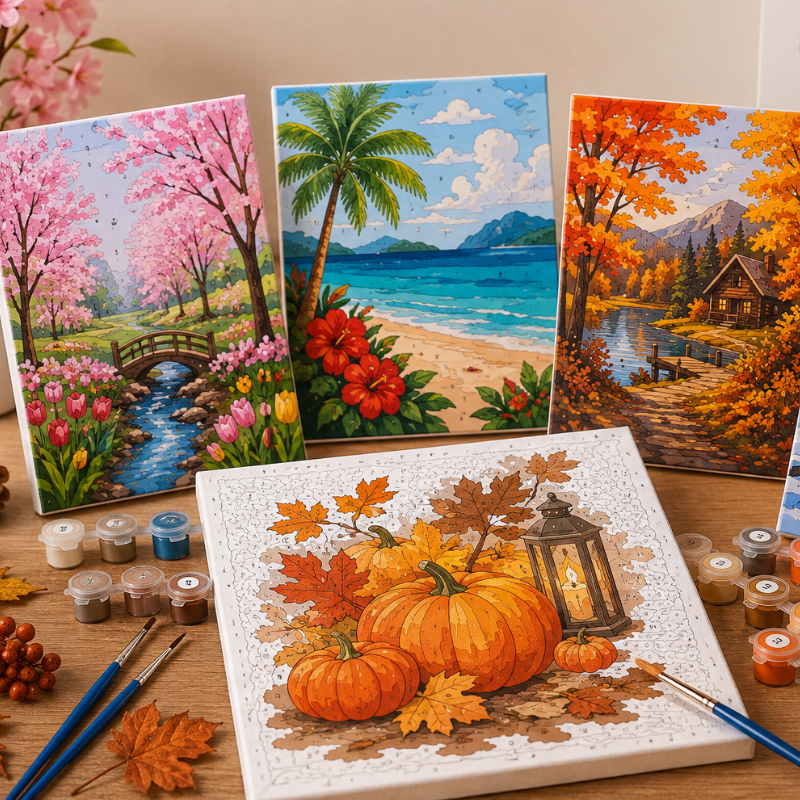 Why Are Seasonal Paint by Numbers Kits Trending in 2026?
