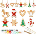 Traditional Christmas Cookie Ornaments Paint by Numbers
