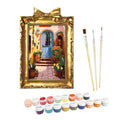 Golden Doorway Mini Framed Paint by Numbers