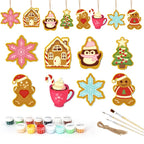 Cozy Christmas Characters Ornaments Paint by Numbers