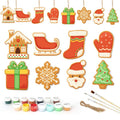 Classic Christmas Cheer Ornaments Paint by Numbers