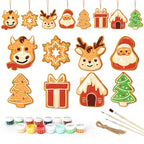 Cozy Farmhouse Christmas Ornaments Paint by Numbers