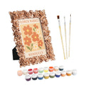 Coral Blooms Mini Framed Paint by Numbers