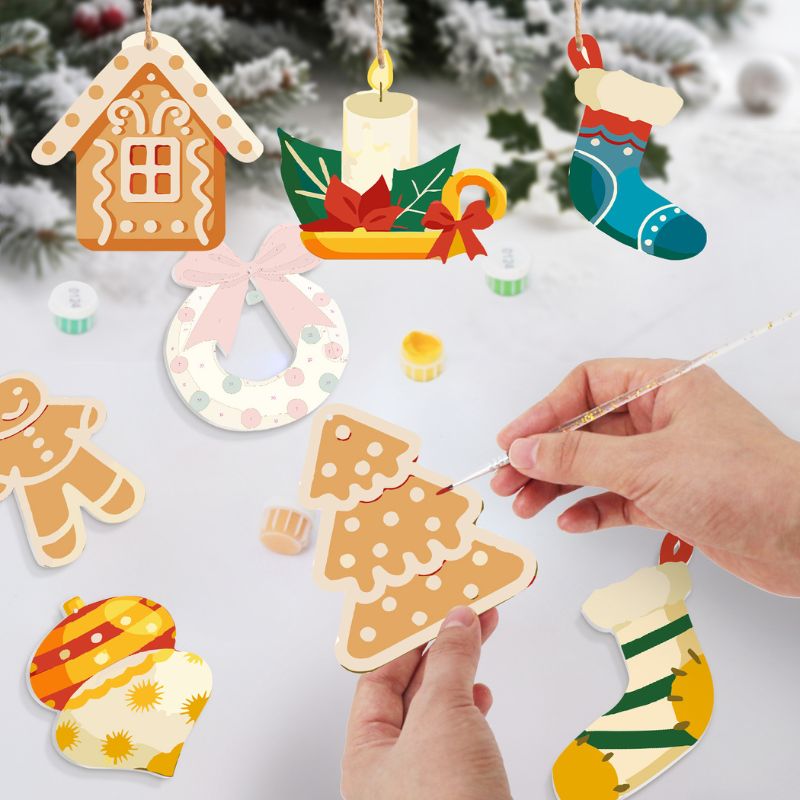 Festive Hearth & Home Ornaments Paint by Numbers