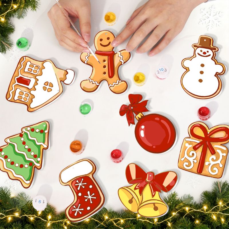 Traditional Christmas Ornaments Paint by Numbers