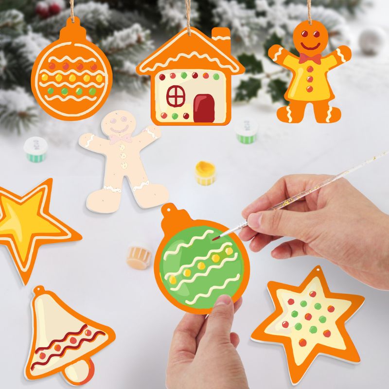 Holiday Cookie Ornaments Paint by Numbers