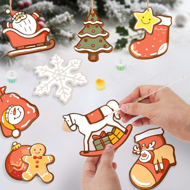 Christmas Wonderland Ornaments Paint by Numbers