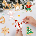 Traditional Christmas Cookie Ornaments Paint by Numbers