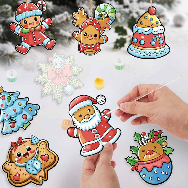 Christmas Sweet Treats Ornaments Paint by Numbers