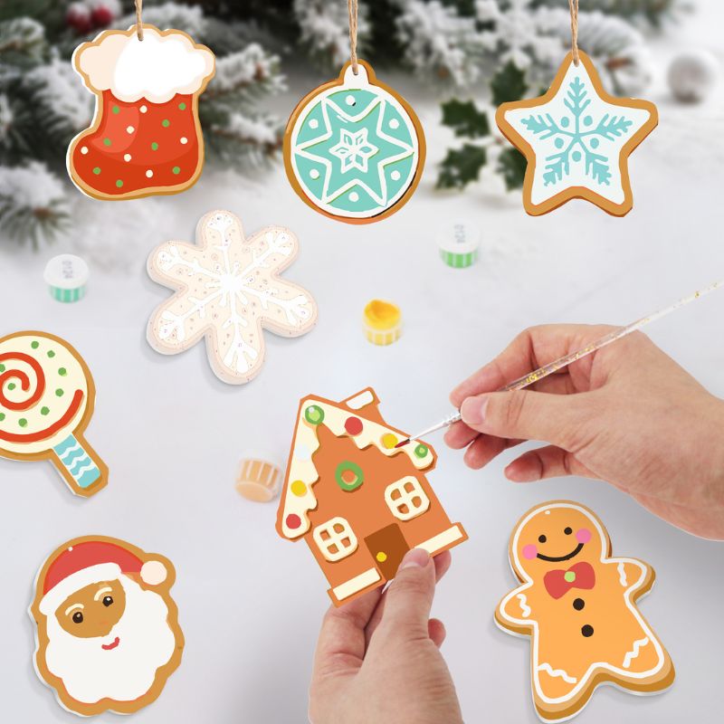 Christmas Candyland Ornaments Paint by Numbers