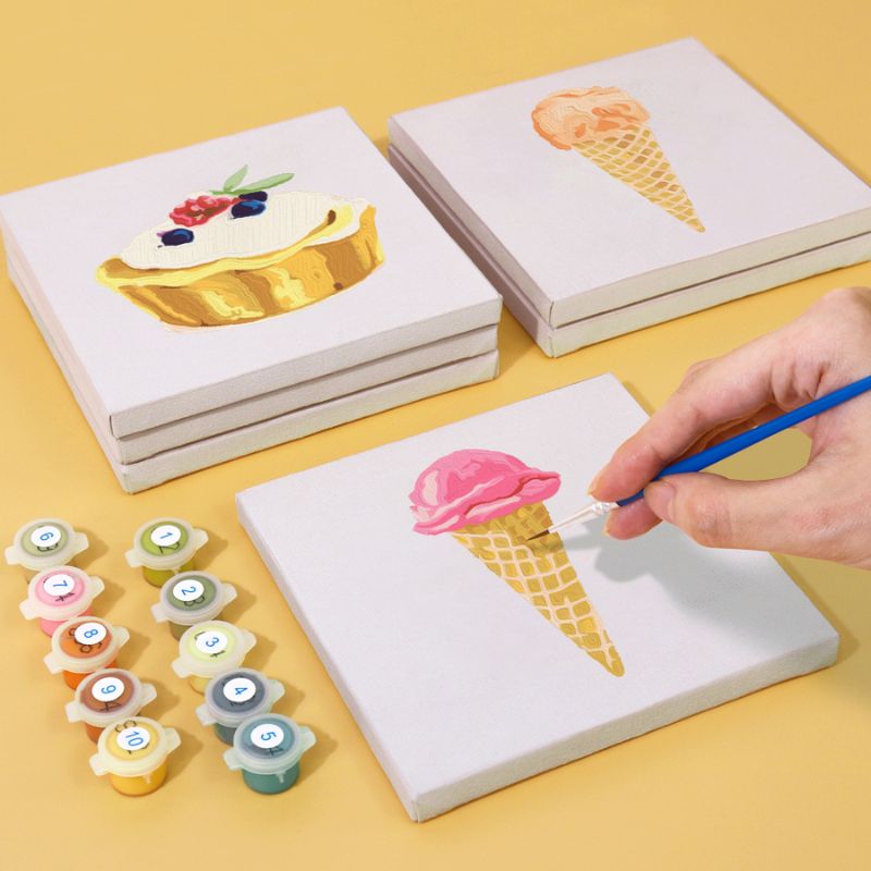 Ice Cream Delights Mini Paint by Numbers