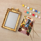 Golden Doorway Mini Framed Paint by Numbers