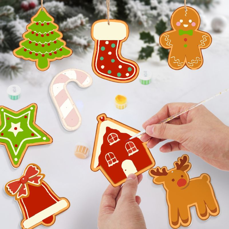 Merry Christmas Treasures Ornaments Paint by Numbers