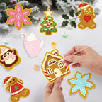 Cozy Christmas Characters Ornaments Paint by Numbers