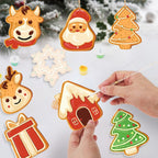 Cozy Farmhouse Christmas Ornaments Paint by Numbers