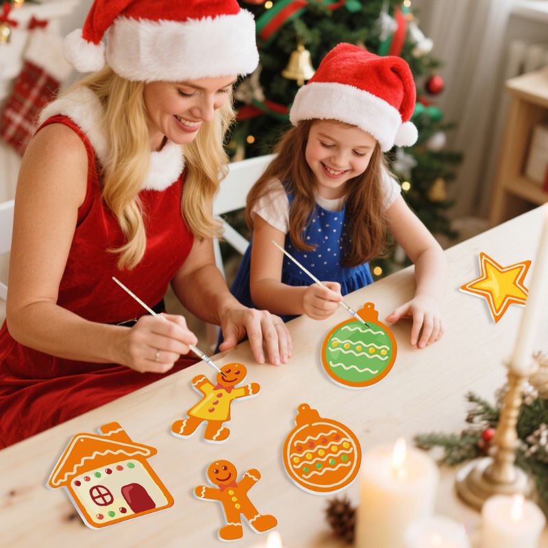 Holiday Cookie Ornaments Paint by Numbers
