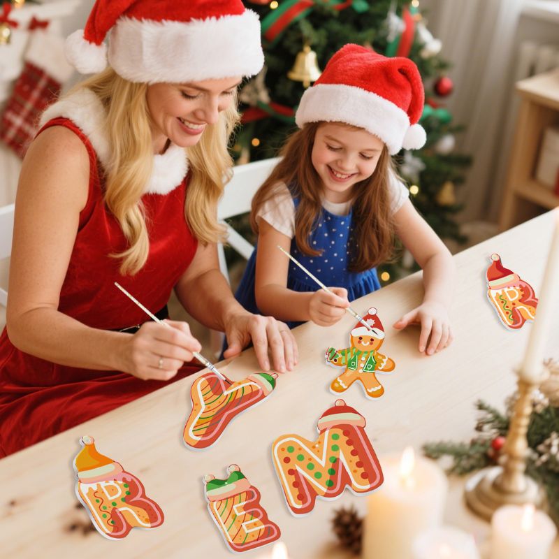 Merry Cookie Crew Ornaments Paint by Numbers