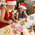 Starry Christmas Treats Ornaments Paint by Numbers