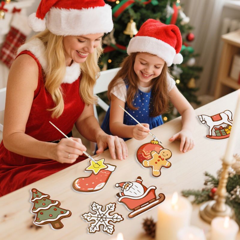 Christmas Wonderland Ornaments Paint by Numbers