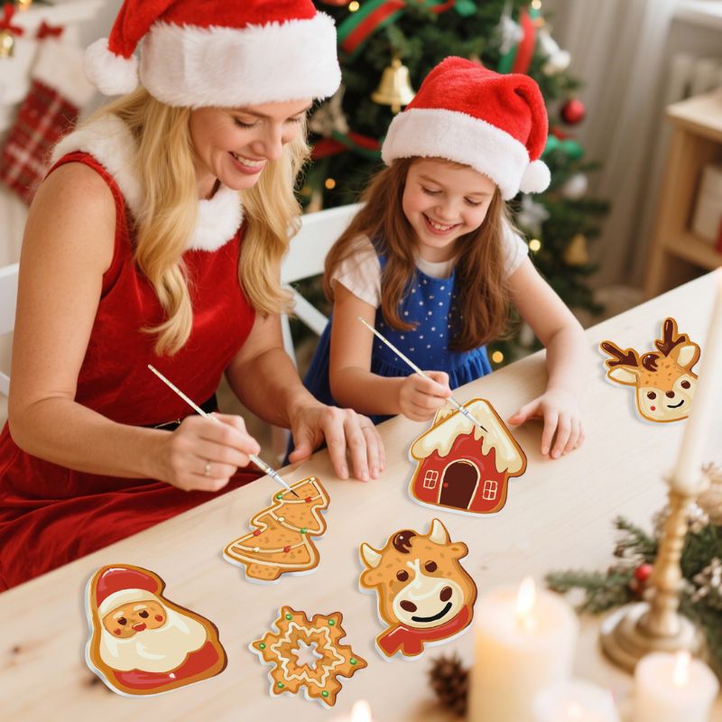 Cozy Farmhouse Christmas Ornaments Paint by Numbers