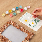 Lisbon Daisy Mini Framed Paint by Numbers