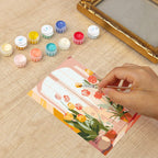 Spring Tulips Mini Framed Paint by Numbers