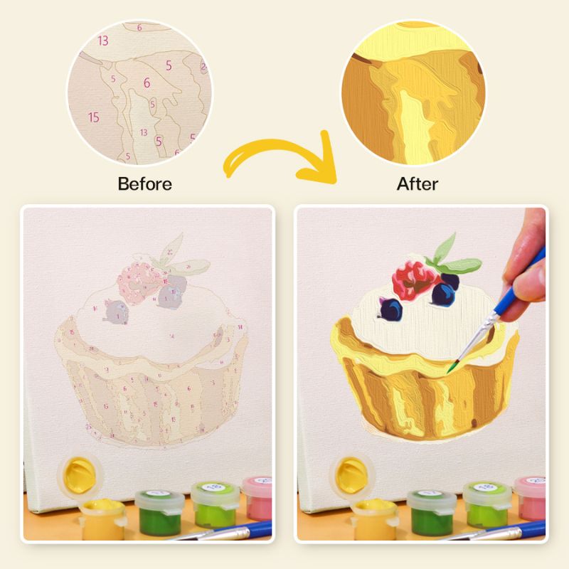 Ice Cream Delights Mini Paint by Numbers