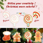 Christmas Candyland Ornaments Paint by Numbers