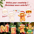 Merry Cookie Crew Ornaments Paint by Numbers