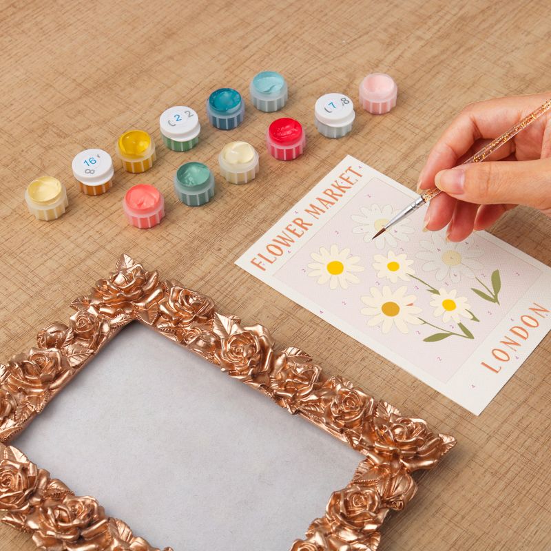 Daisy Bloom Mini Framed Paint by Numbers