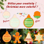 Holiday Cookie Ornaments Paint by Numbers