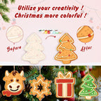 Cozy Farmhouse Christmas Ornaments Paint by Numbers