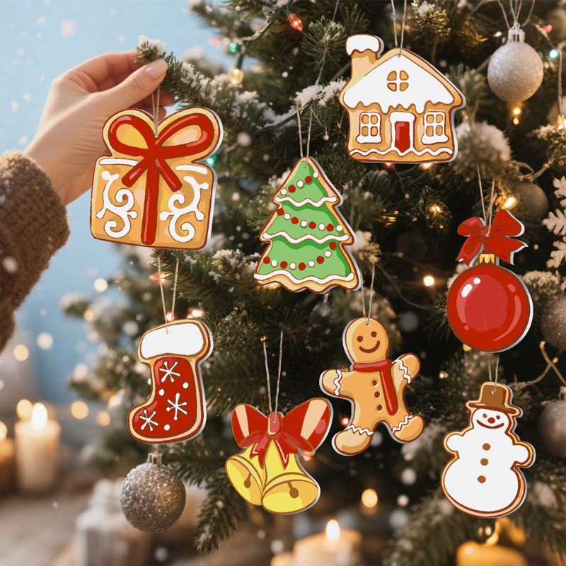 Traditional Christmas Ornaments Paint by Numbers