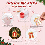 Cozy Farmhouse Christmas Ornaments Paint by Numbers