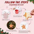 Snowy Christmas Icons Ornaments Paint by Numbers