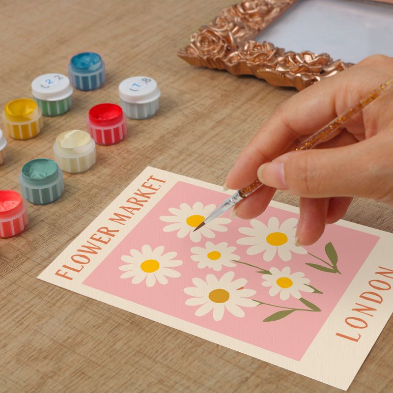 Daisy Bloom Mini Framed Paint by Numbers