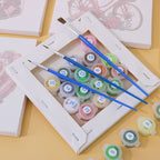 Vintage Rose Charm Mini Paint by Numbers