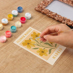 Madrid Floral Mini Framed Paint by Numbers