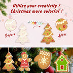 Gingerbread Christmas Ornaments Paint by Numbers