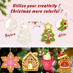 Cozy Christmas Characters Ornaments Paint by Numbers