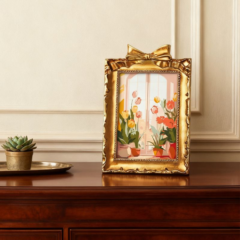 Spring Tulips Mini Framed Paint by Numbers