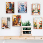 Charming Floral Doorways Mini Paint by Numbers