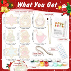 Cozy Christmas Characters Ornaments Paint by Numbers