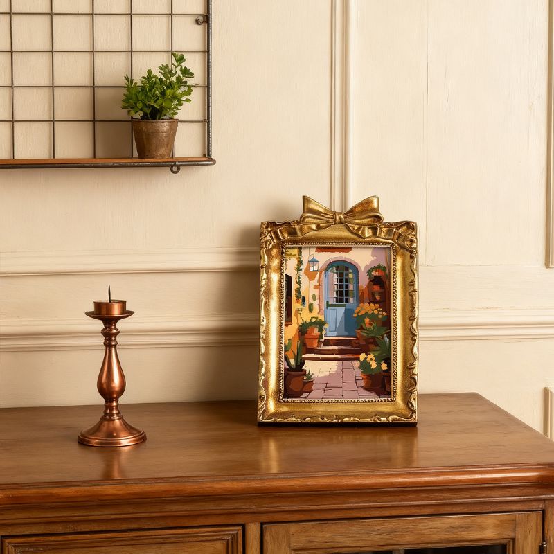 Golden Doorway Mini Framed Paint by Numbers