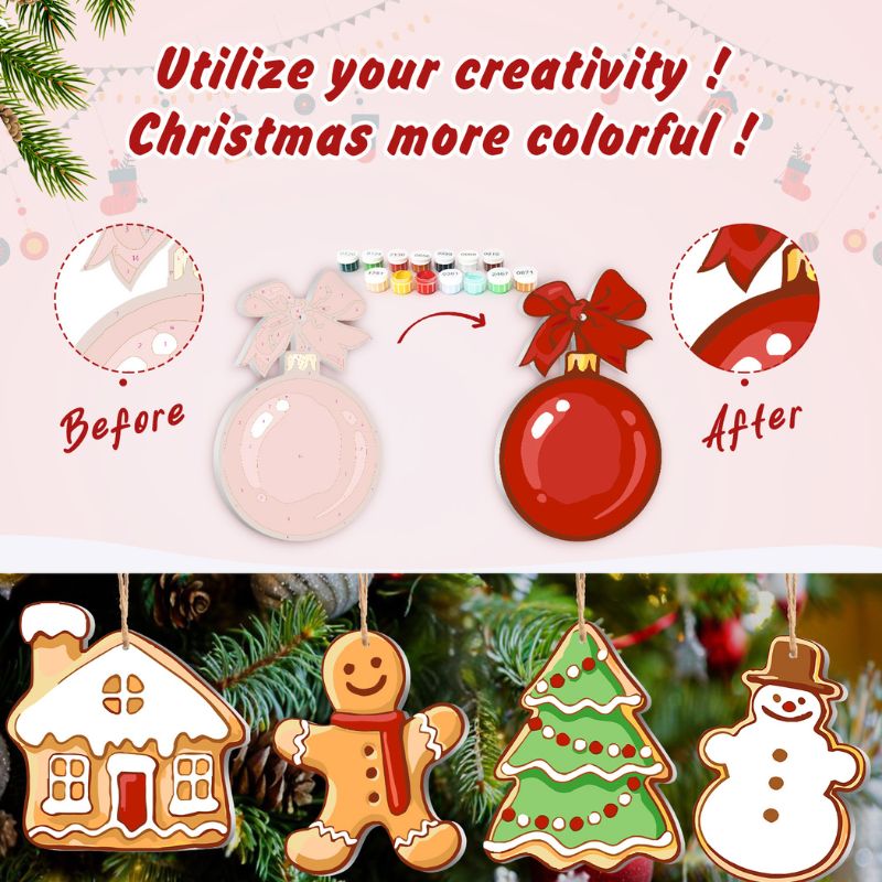 Traditional Christmas Ornaments Paint by Numbers