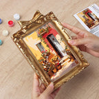 Rustic Garden Doorway Mini Framed Paint by Numbers