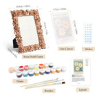 Lisbon Daisy Mini Framed Paint by Numbers