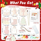Traditional Christmas Ornaments Paint by Numbers