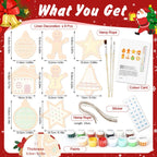 Holiday Cookie Ornaments Paint by Numbers