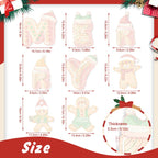 Merry Cookie Crew Ornaments Paint by Numbers